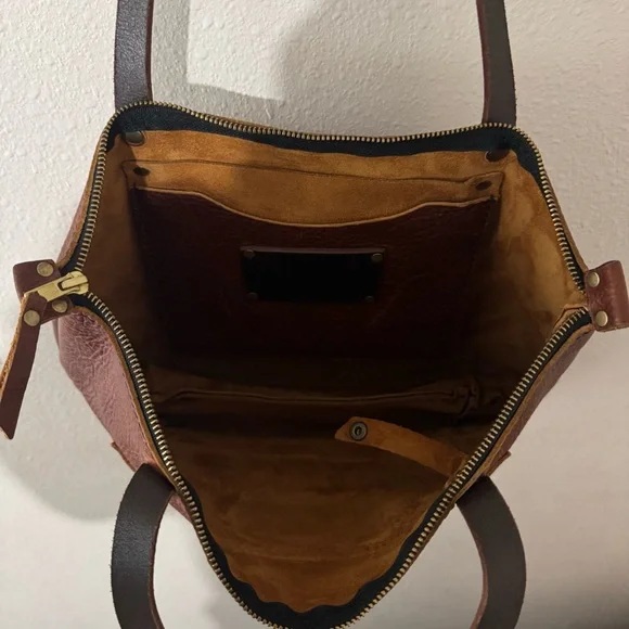 Portland Leather Medium Classic Tote Sedona - Picture 4 of 5